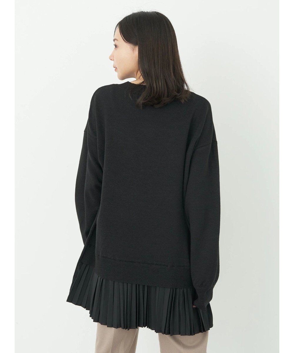 earth music&ecology バックヘムプリーツチュニック 