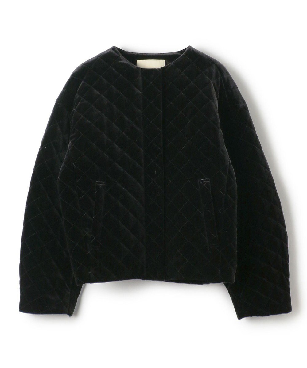 uncrave ベロア キルティング ブルゾン（uncrave WHITE） 