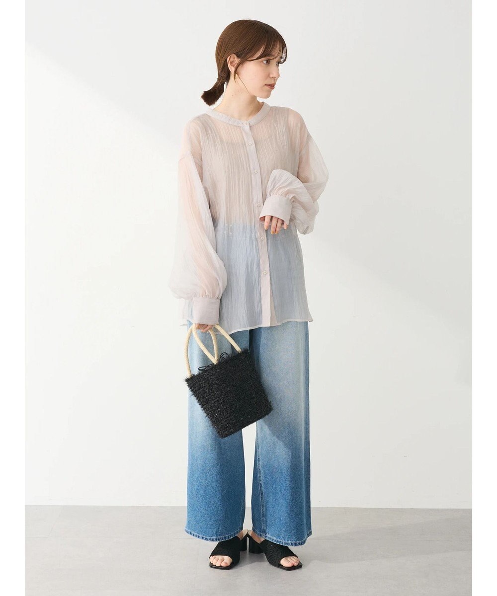 Green Parks ・ＥＬＥＮＣＡＲＥ　ＤＵＥ　シアーバックリボンチュニック 