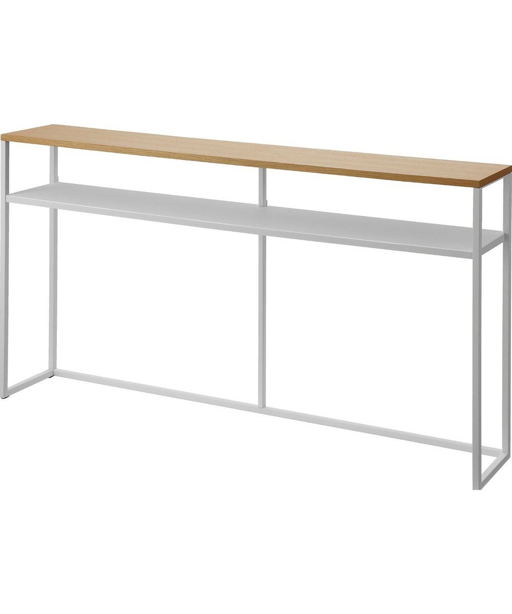 tower ソファー裏コンソールテーブル タワー 棚付き ホワイト 