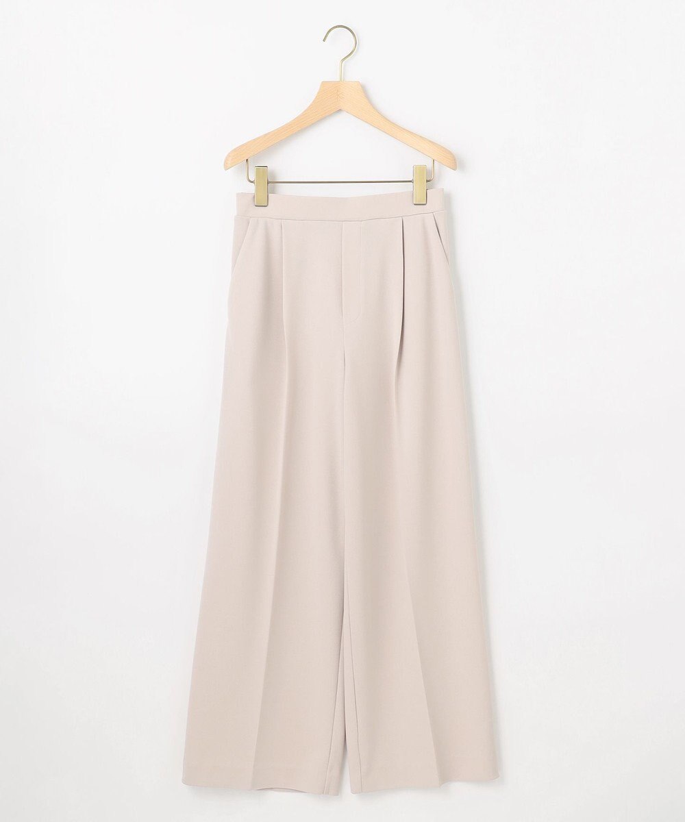 組曲 【WEB限定】ジョーゼットジャージーワイド パンツ 