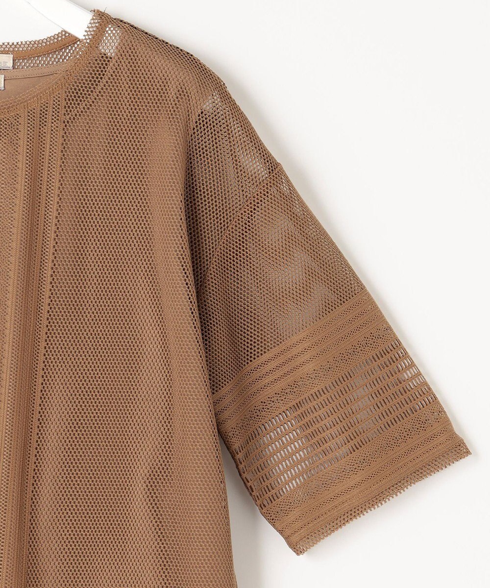 自由区 【洗える・XSサイズあり】レースEDGE Tシャツ＆インナータンクトップセット トップス 