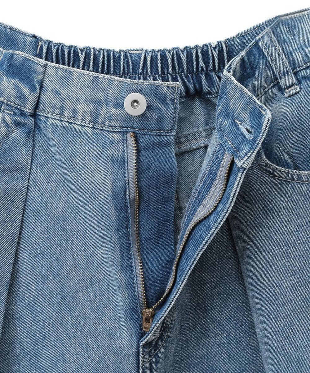 Green Parks ・ＥＬＥＮＣＡＲＥ　ＤＵＥ　デニムタックワイドパンツ 