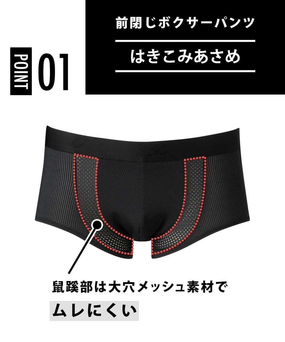 CW-X 【MEN】スポーツショーツ　ローライズ　吸汗速乾　/ワコール　HSO550 