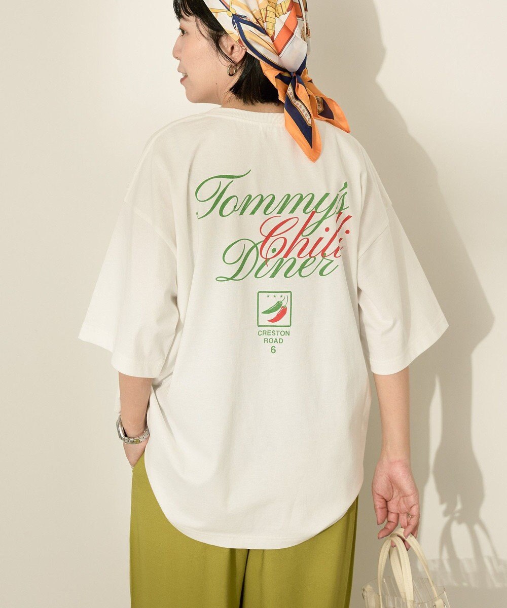 AMERICAN HOLIC バックロゴプリントTシャツ 