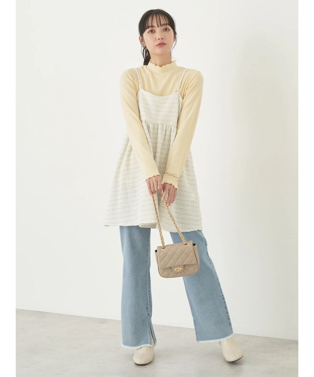 earth music&ecology ツイードキャミチュニック 