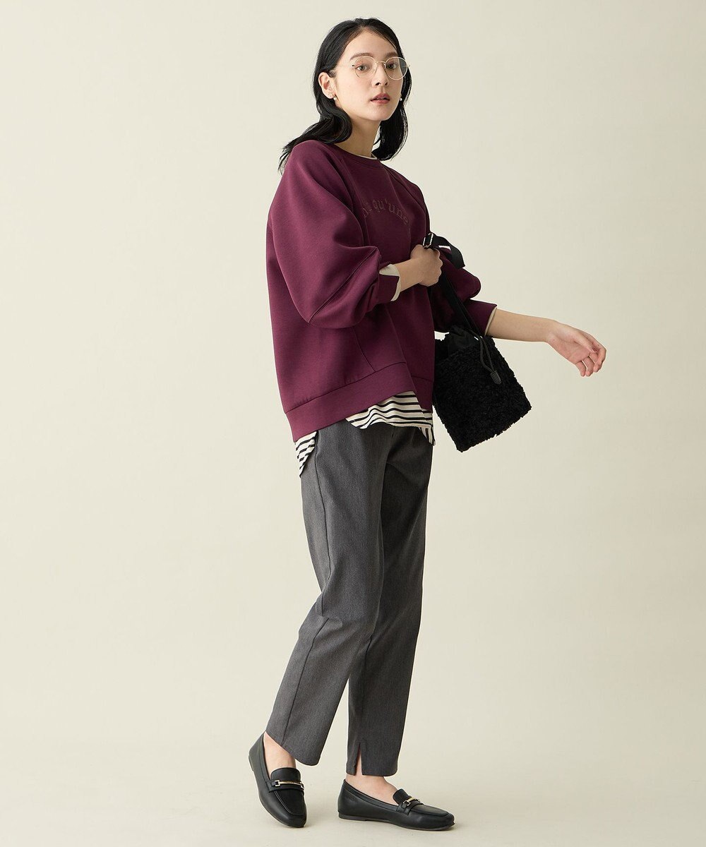 ANY L 【ウエストゴム】7days裏起毛テーパードパンツ 