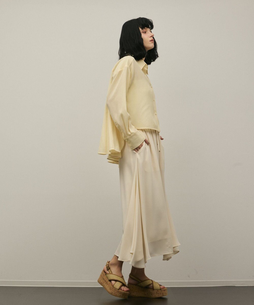 GRACE CONTINENTAL イレギュラーキュロットパンツ 