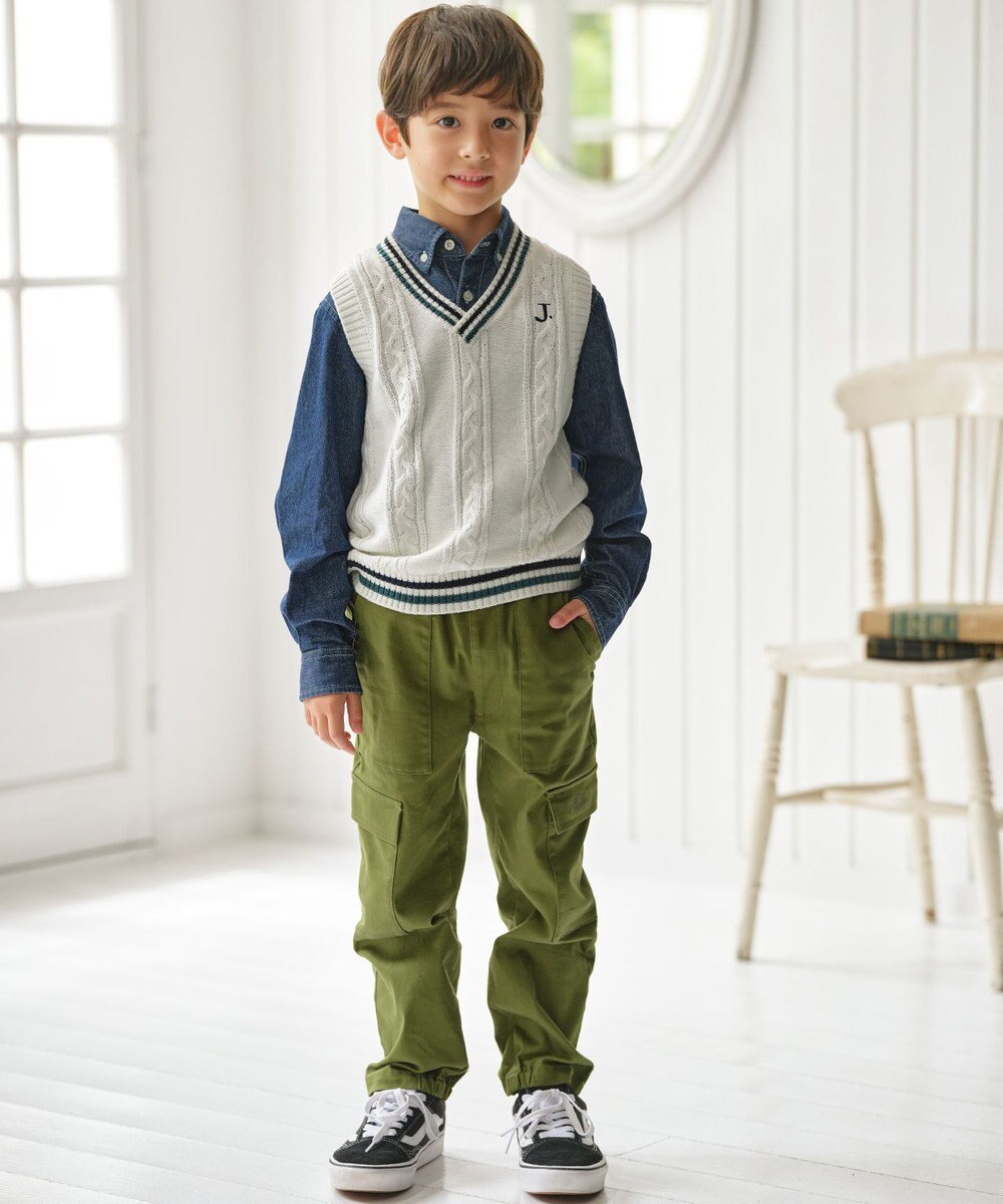 J.PRESS KIDS 【140-170cm】5.5オンス ダンガリーシャツ 