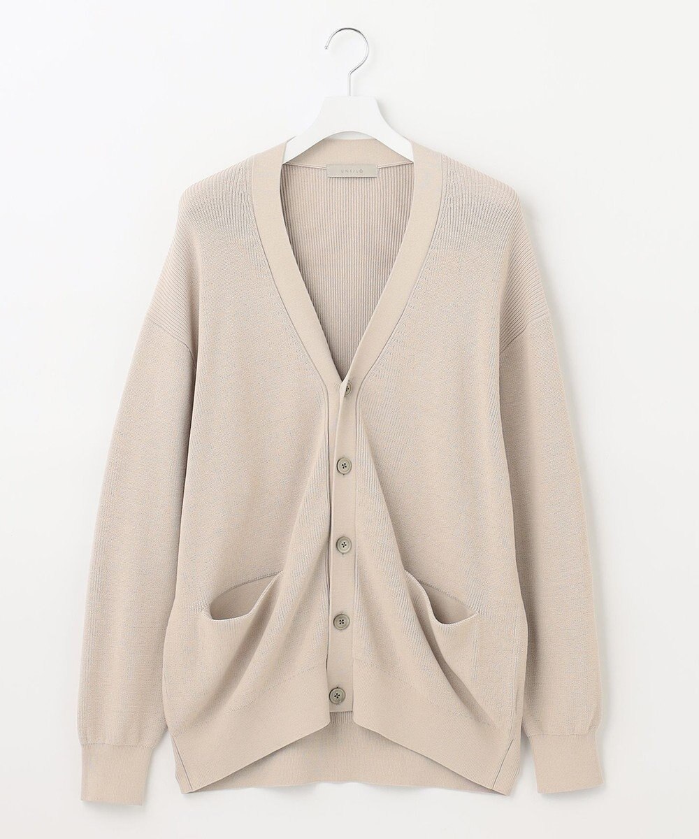 UNFILO MENS イージーケア ニットカーディガン [23年春夏商品] 