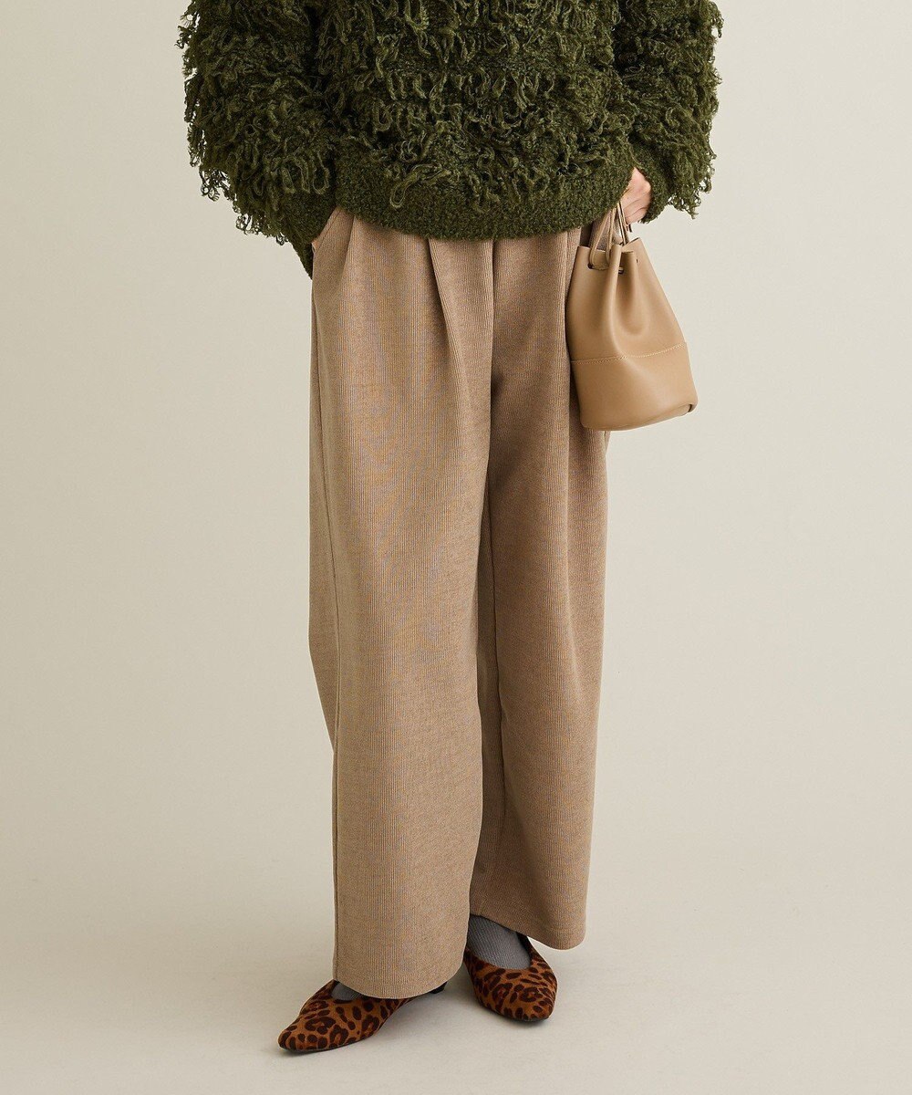 CRAFT STANDARD BOUTIQUE 起毛カットソーイージーパンツ 