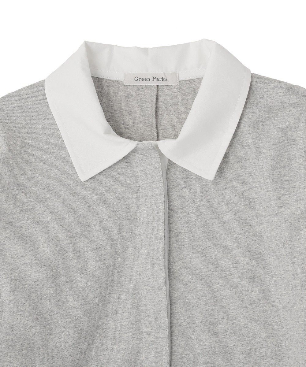 Green Parks ラガーシャツワンピース 