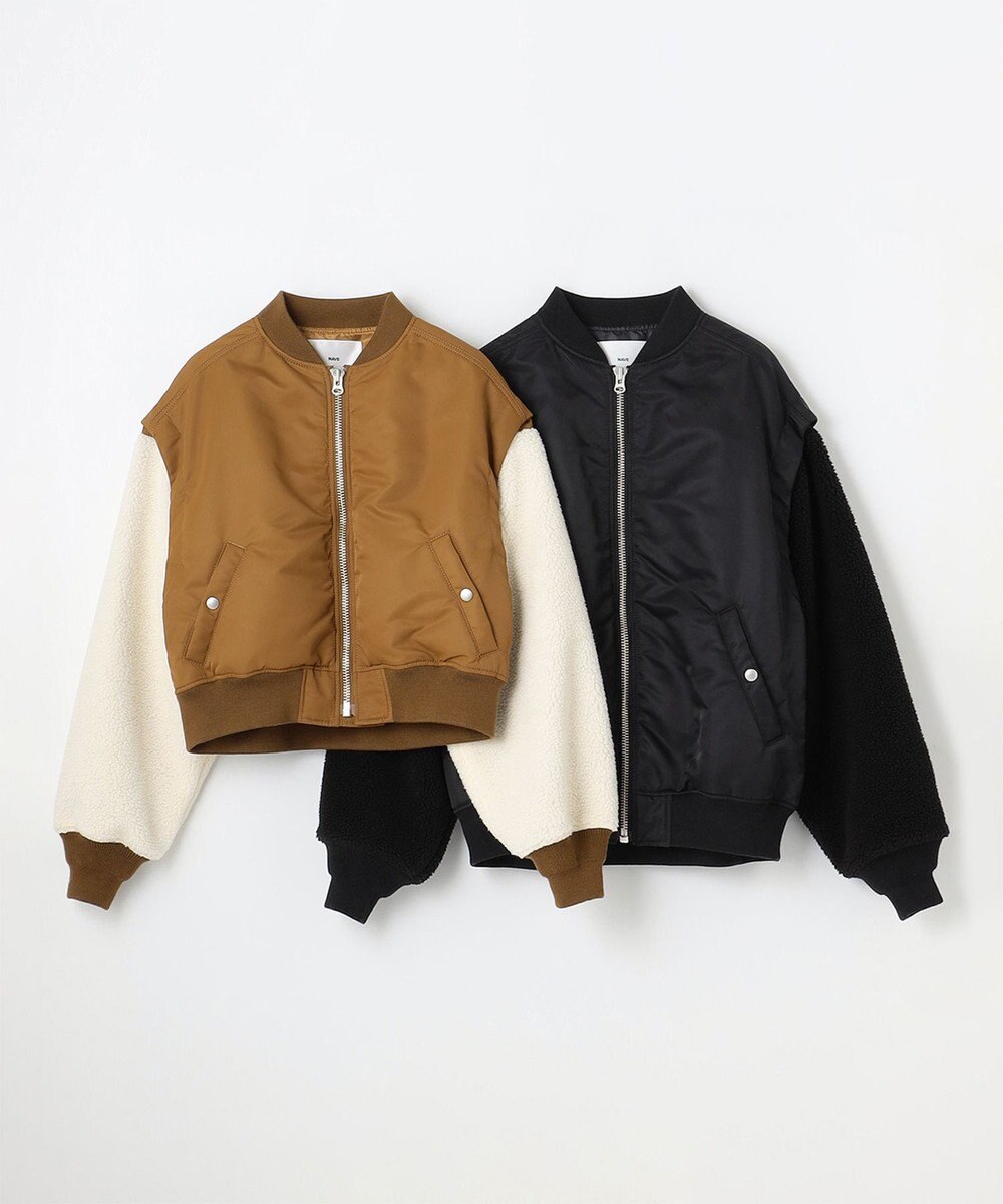 NAVE ボアスリーブ 2WAY MA-1 