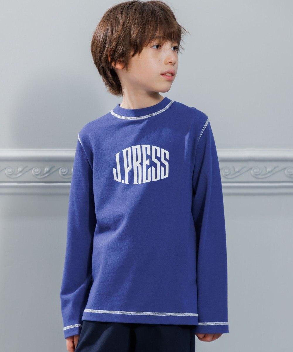 J.PRESS KIDS 【100-130cm】20/2 天竺ロゴ カットソー 