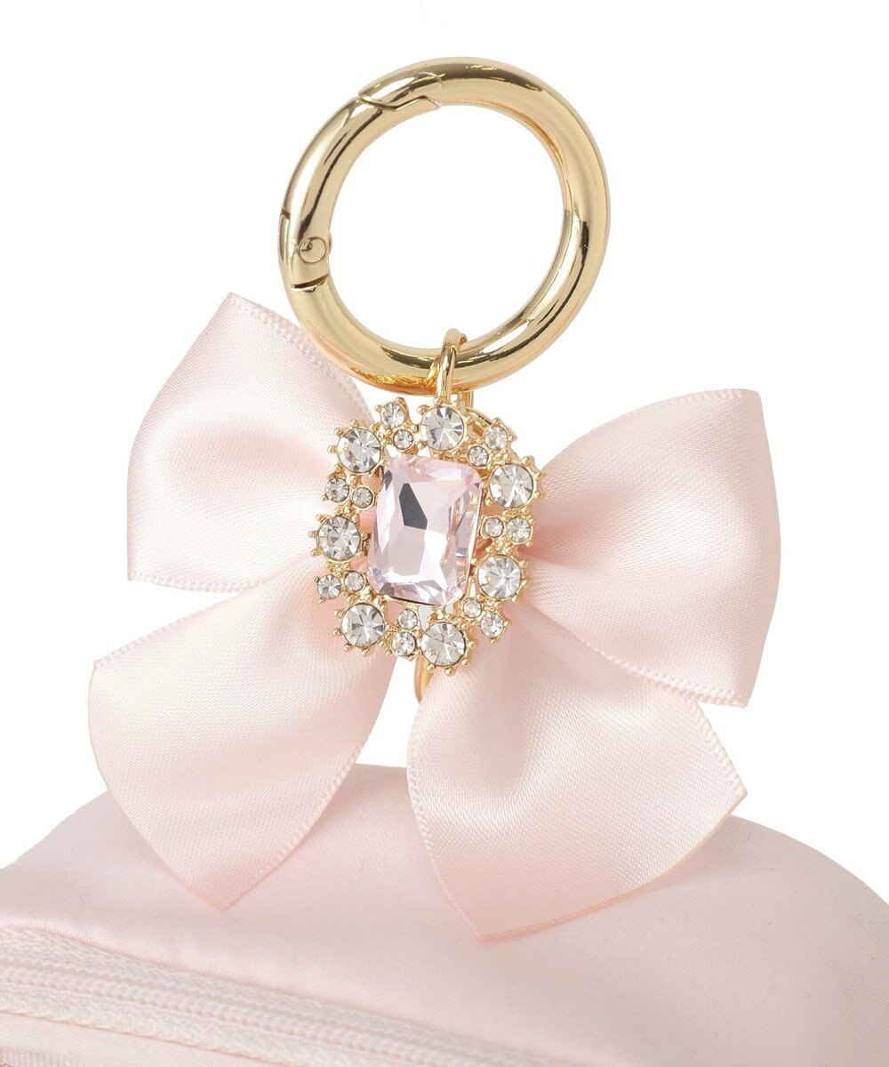 Maison de FLEUR ビジューリボンクリアポーチS 