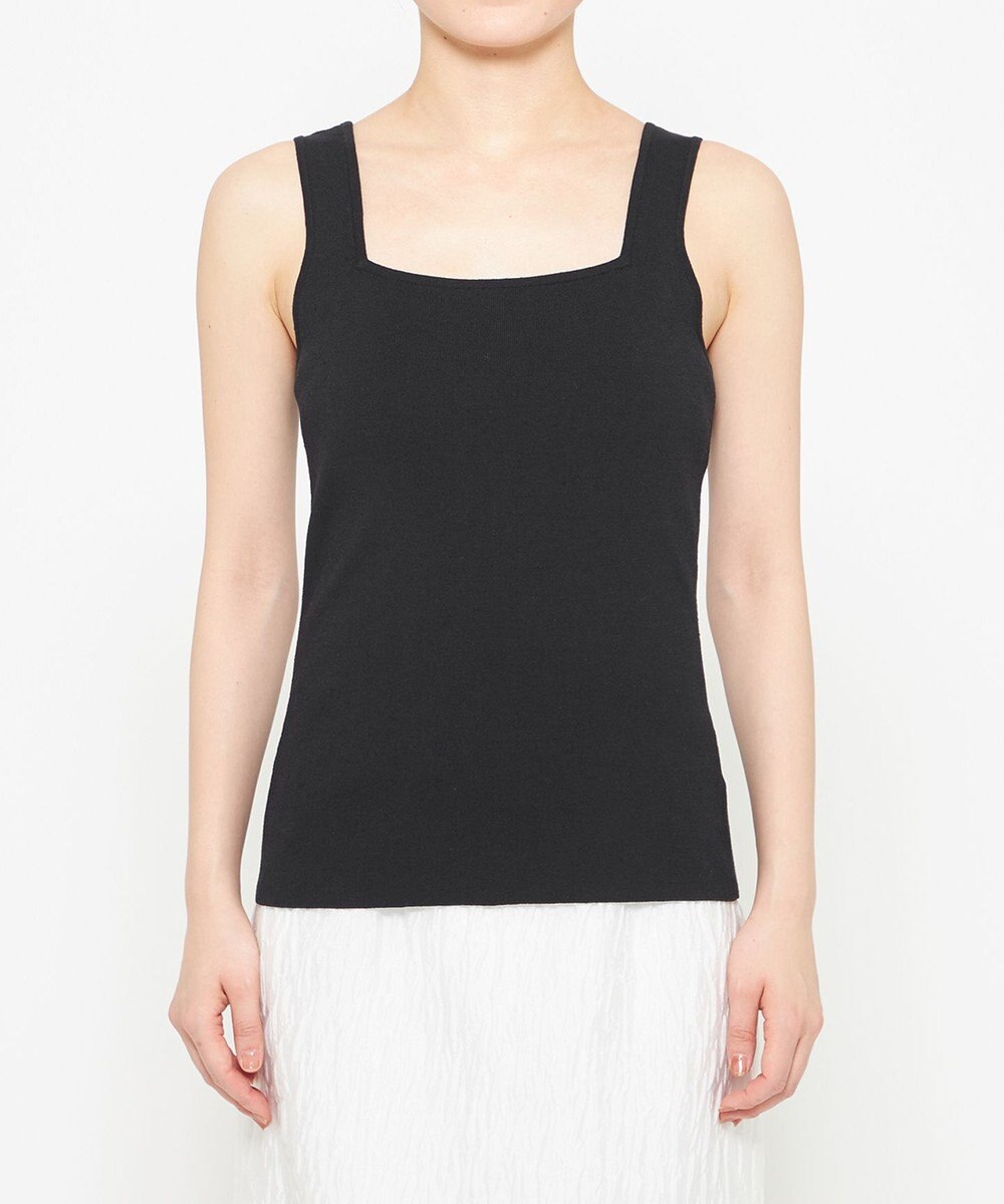 uncrave リネンニット スクエアタンクトップ 