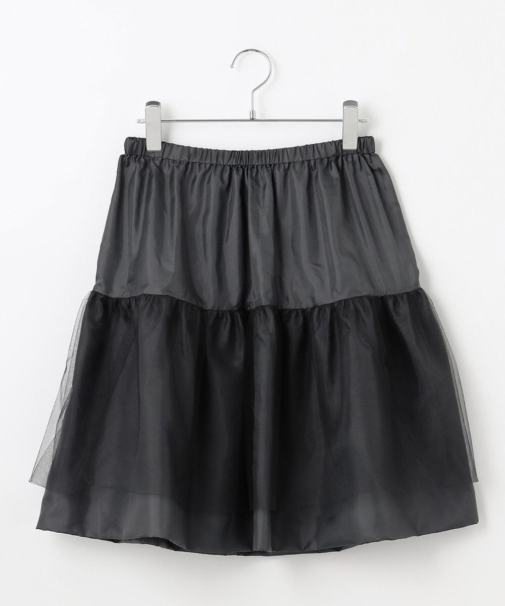 #Newans ヘビーサテンフレアースカート 