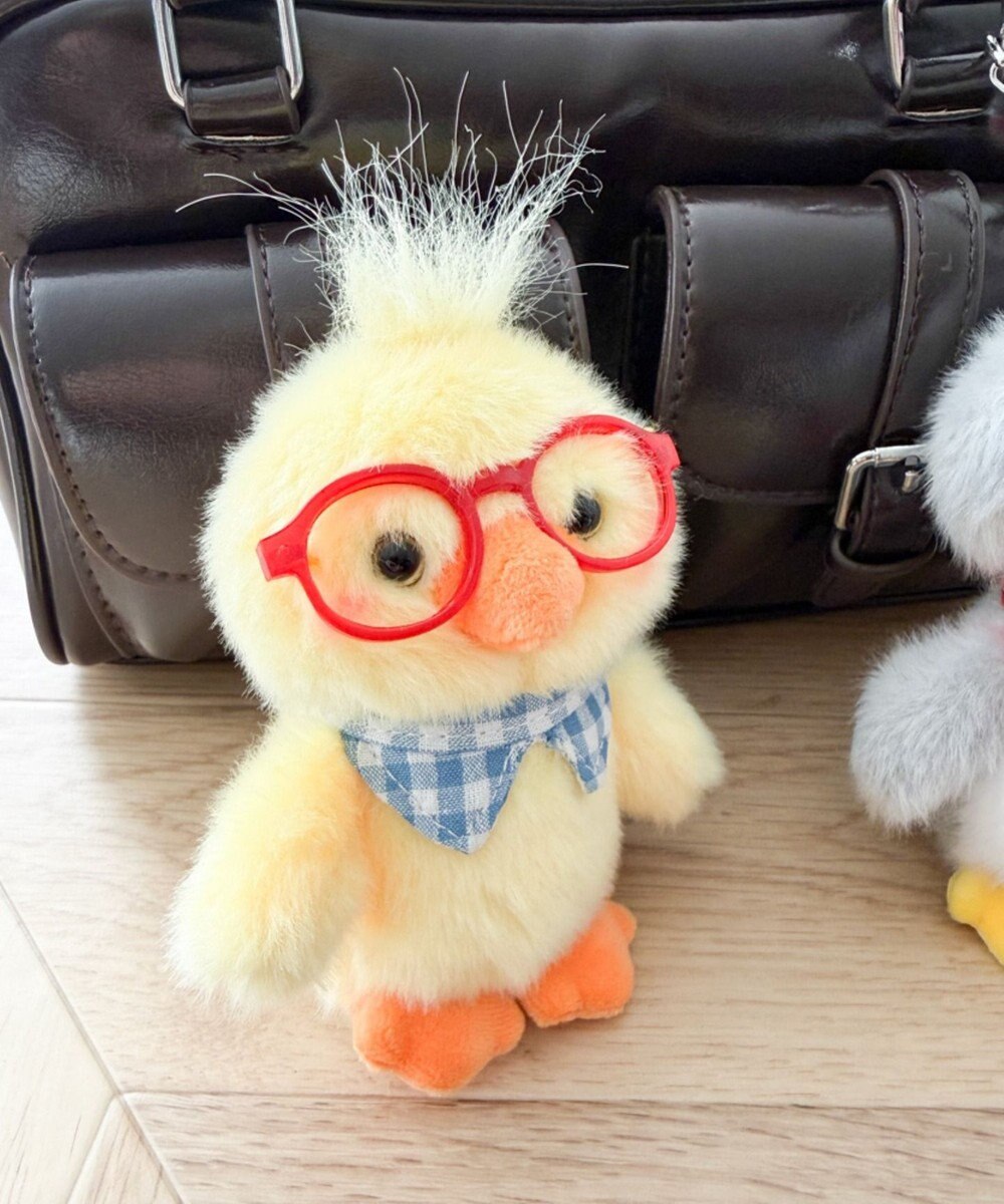 WEGO 優秀メガネペンギンぬいぐるみキーホルダー 