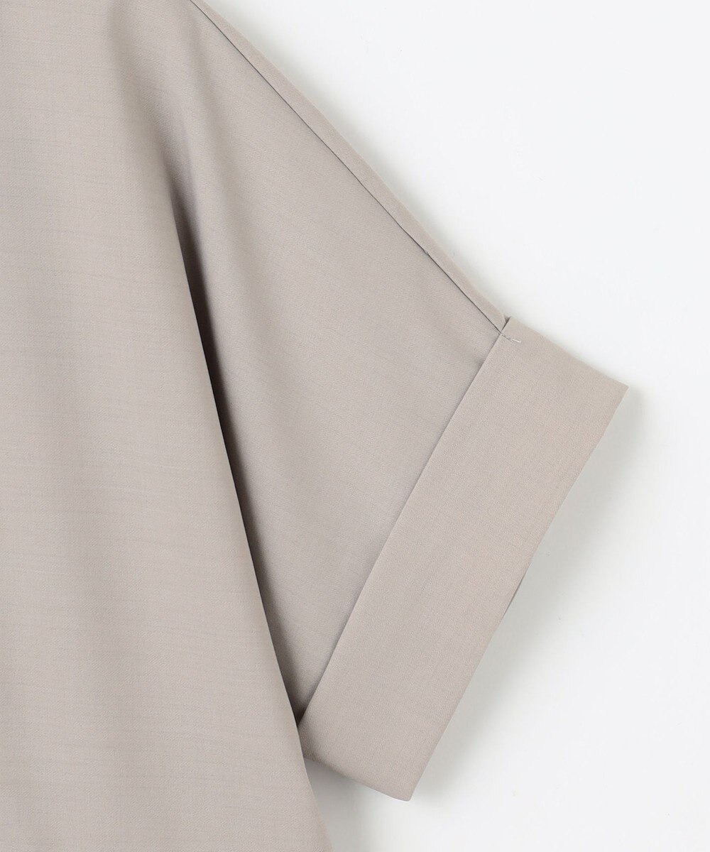 ANY 【洗濯機可/セットアップ可/UVケア/速乾/イージーケア】サラサラテックリネン半袖テーラードジャケット 