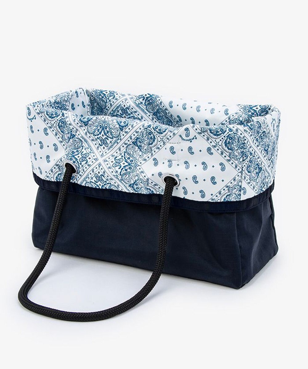 LeSportsac ML 2 WAY TOTE        /バンダナブリーズ/ディープシーブルー 