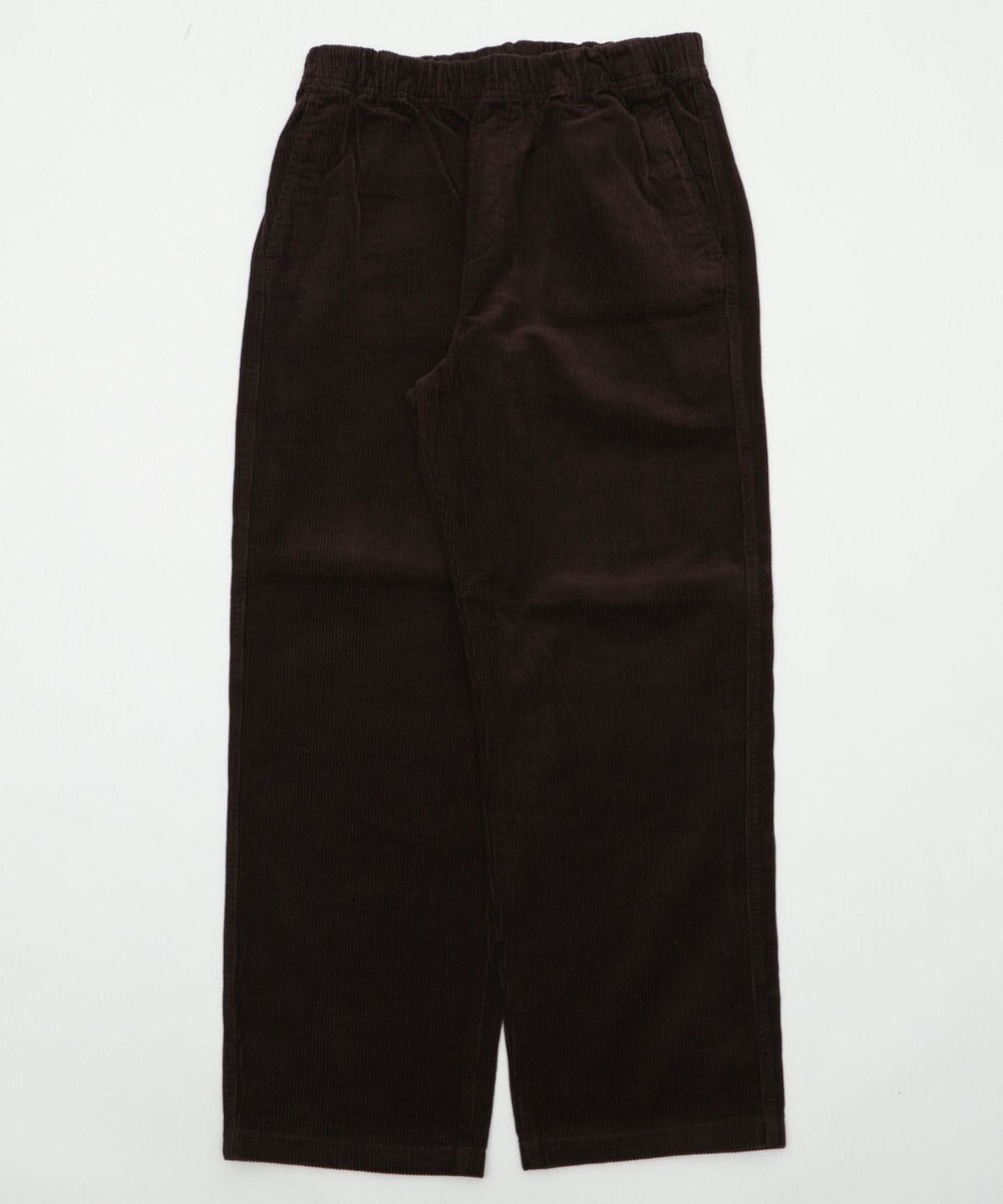 WEGO 【ユニセックス着用ITEM/ウエストゴム/SMLサイズ展開】コーデュロイイージーストレートパンツ 