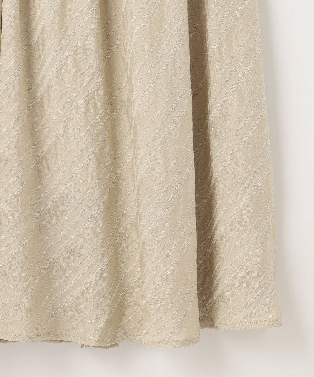 ANY 【ウエストゴム】モールストライプティアードスカート 