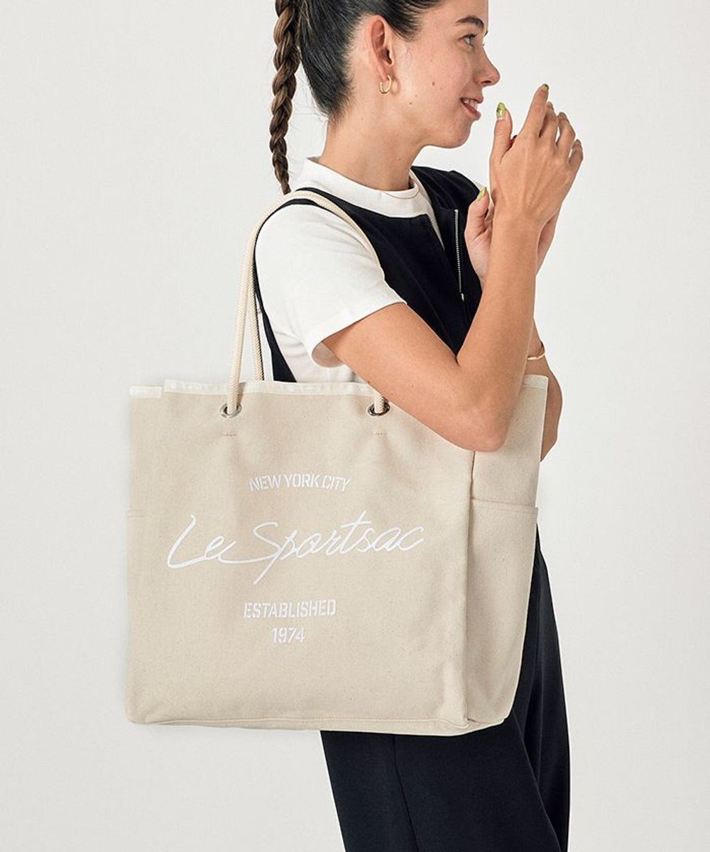 LeSportsac CANVAS EASY TOTE/メレンゲキャンバススクリプト メレンゲキャンバススクリプト