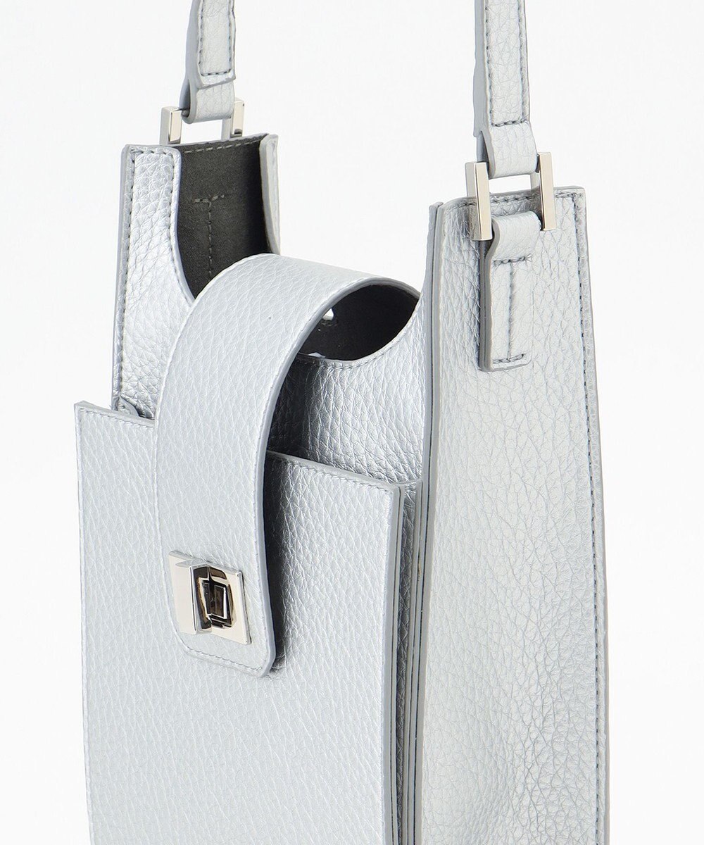 23区 シュリンクフェイクレザーミニショルダー 