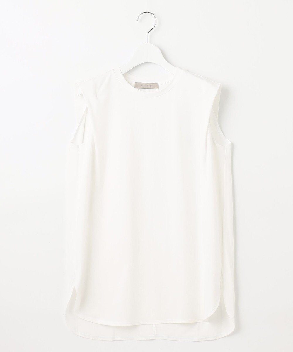 UNFILO 【吸水速乾/マシンウォッシャブル】ショルダータック カットソー 