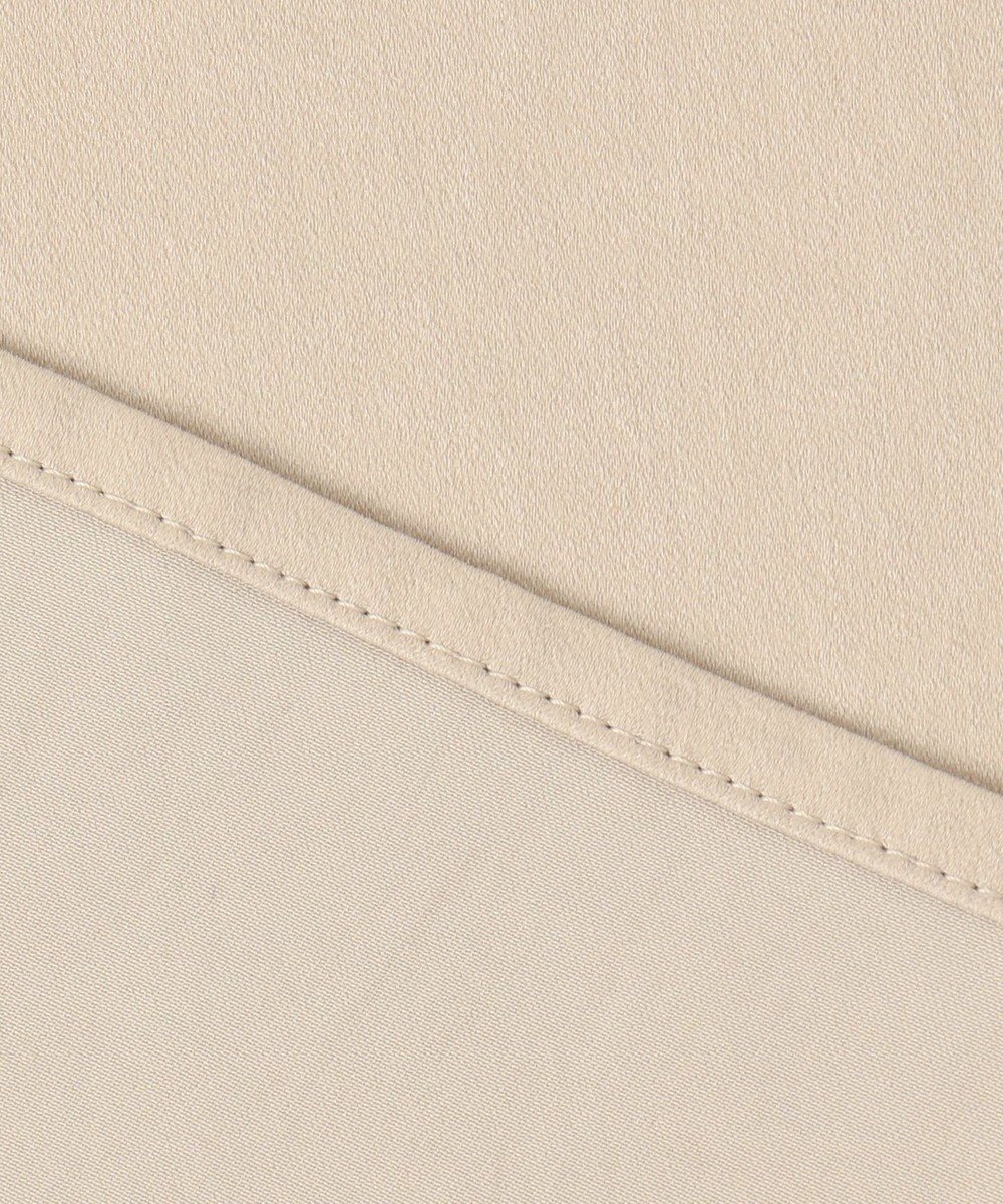 23区 L 【見上愛さん着用/Oggi10月号掲載/洗える】スエーディーサテン シャツ 