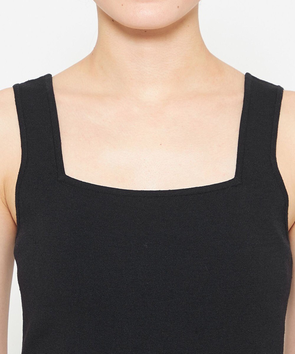 uncrave リネンニット スクエアタンクトップ 