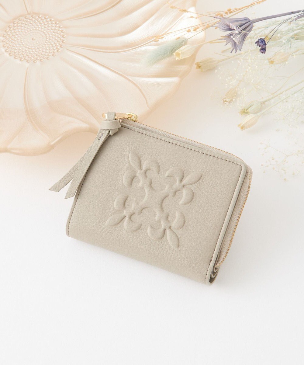 russet 【2025AW新作】エンボスモノグラムハーフウォレット(SO-437) 