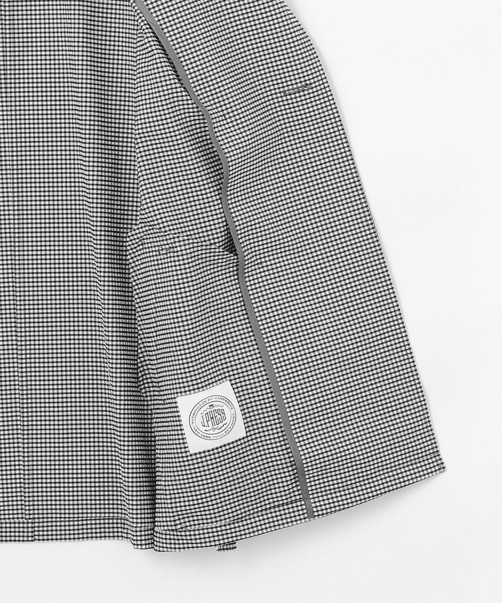 J.PRESS LADIES S 【洗える】Lightストレッチギンガム ダブル トレンチコート 
