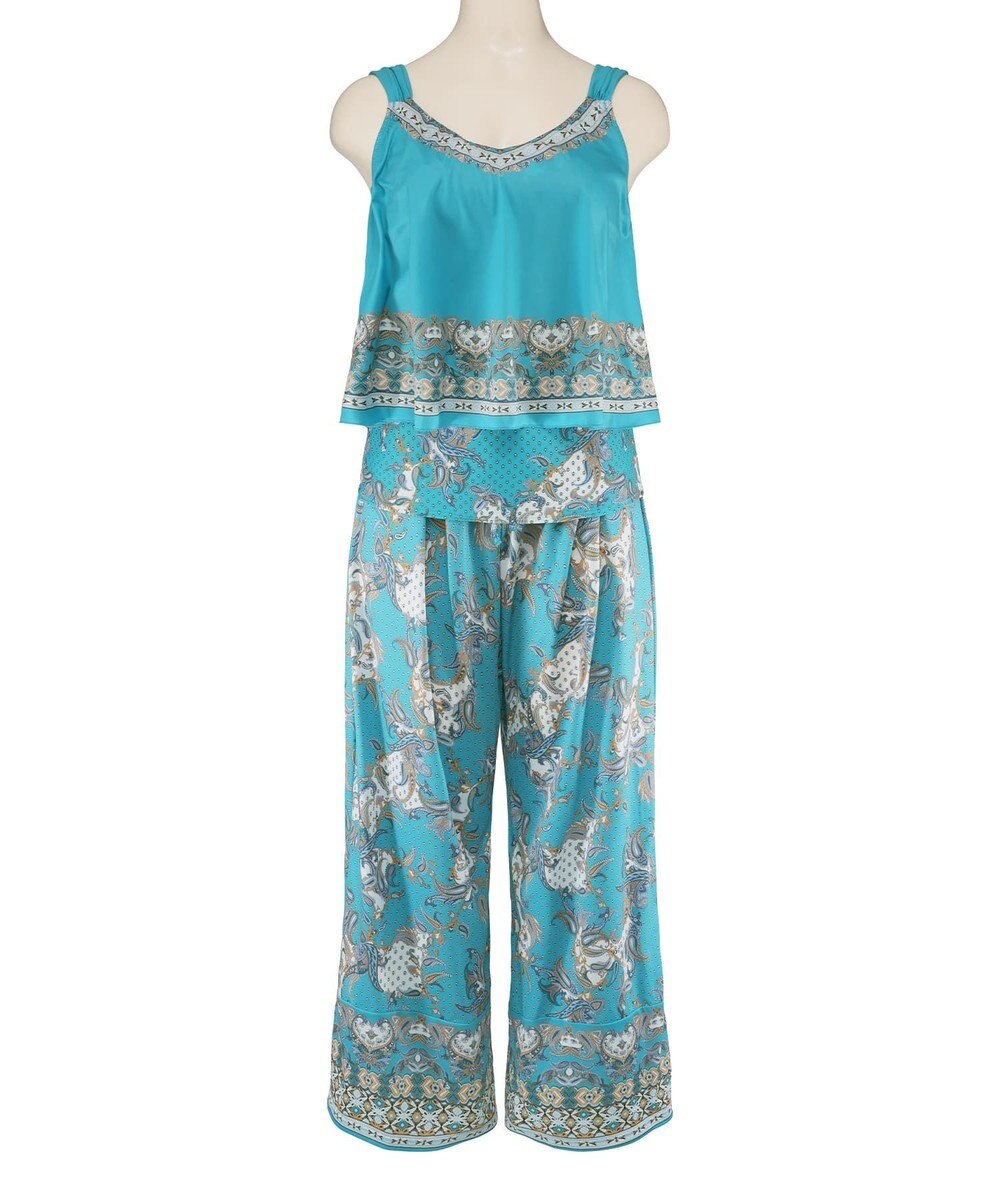 San-ai Resort（三愛水着楽園） ロングパンツセット　9M・11L　【Coral veil（コーラルヴェール）】 