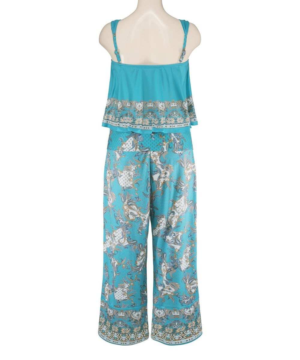 San-ai Resort（三愛水着楽園） ロングパンツセット　9M・11L　【Coral veil（コーラルヴェール）】 