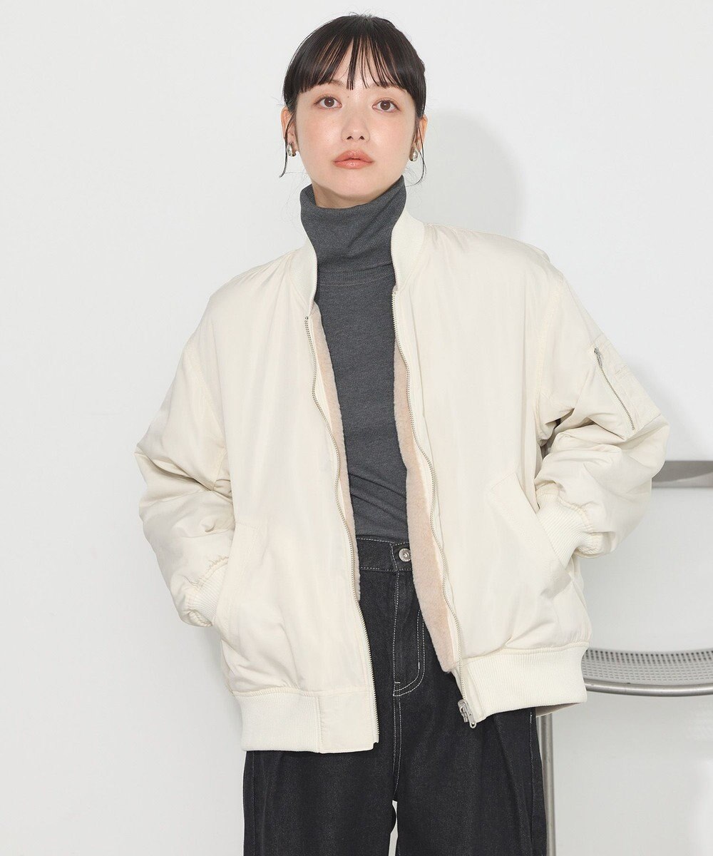 earth music&ecology リバーシブルMA-1 