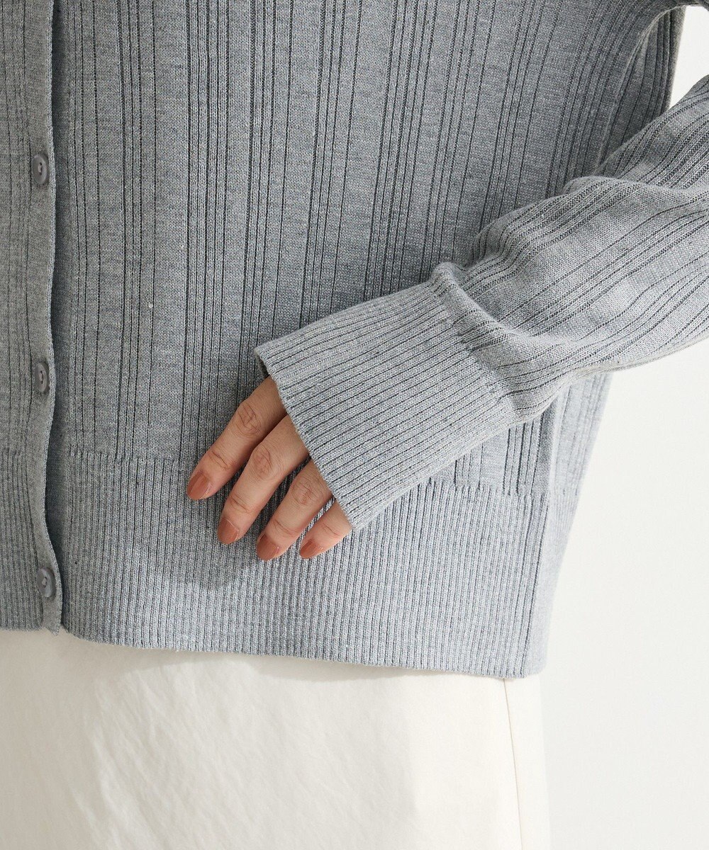 Green Parks レースドッキングニットカーディガン 