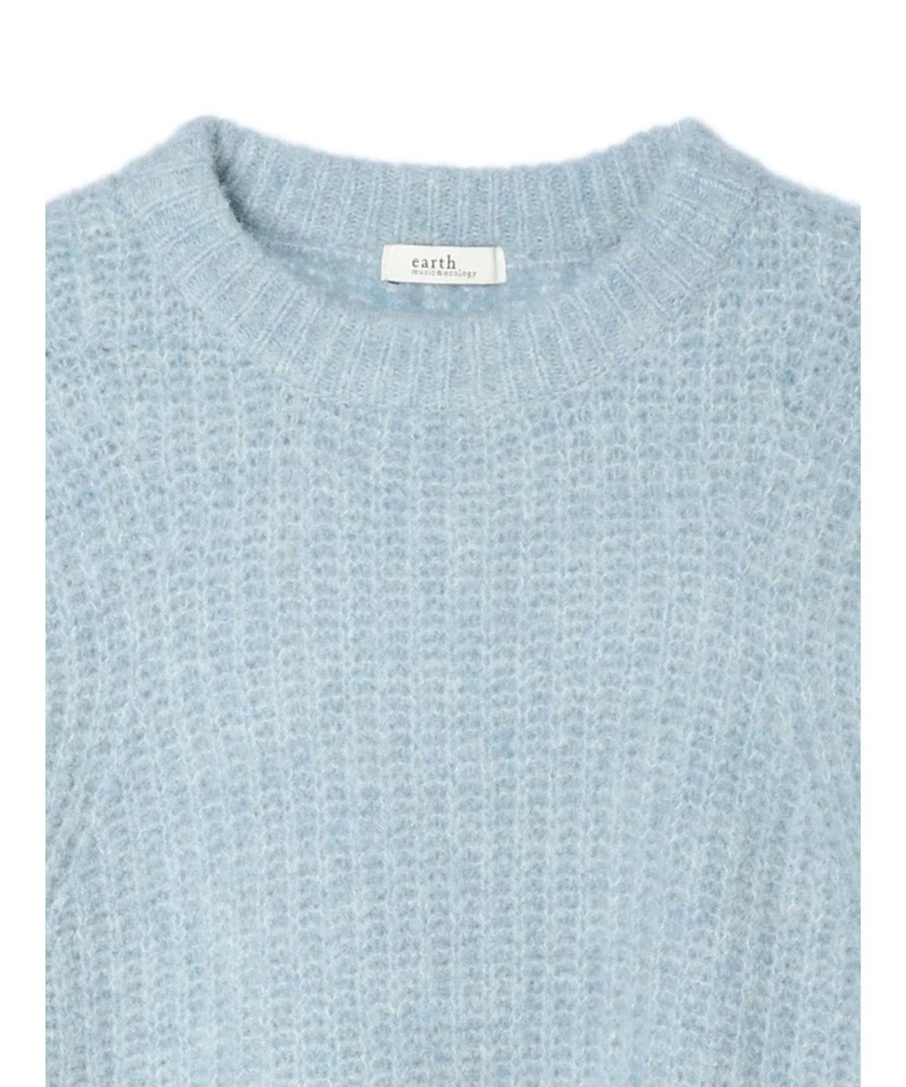 earth music&ecology フワフワＭＩＸヤーンチュニック 