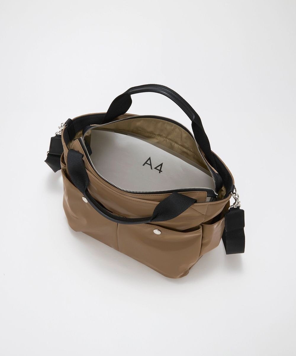 TOPKAPI 【Breath TOPKAPI】Train 防水ポリエステル ショルダー付き A4 トートバッグ / キャリー対応 