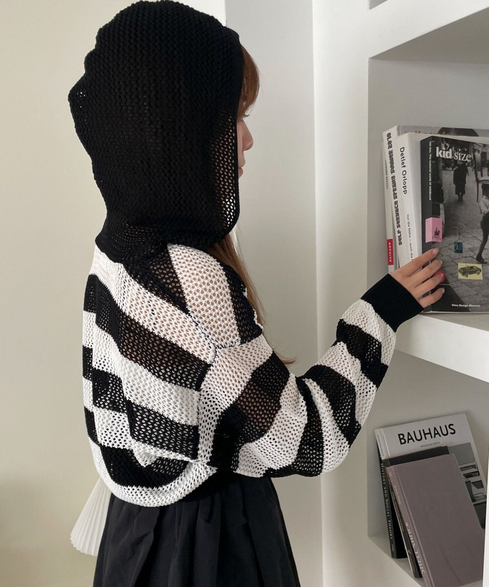 WEGO メッシュニットショートパーカー 