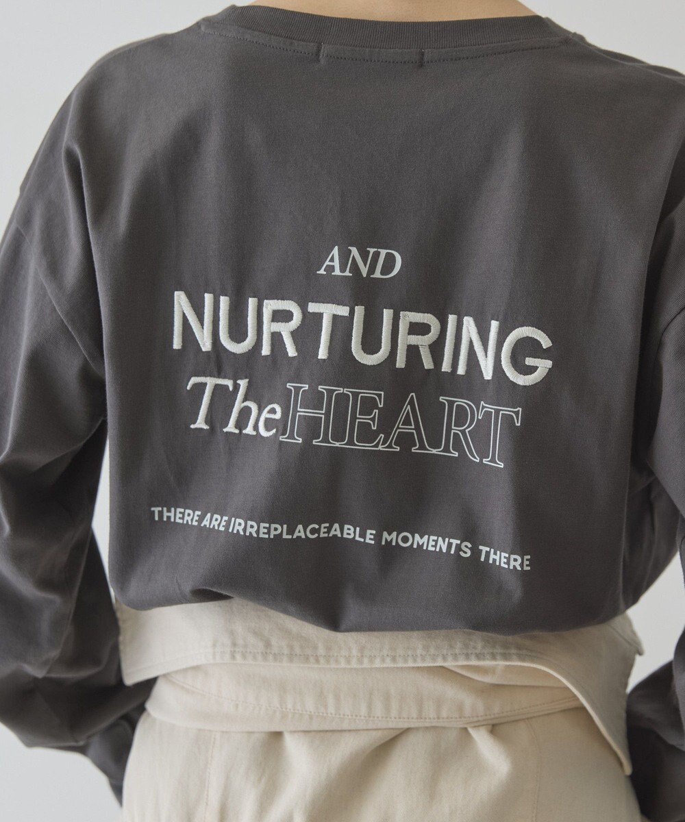 AMERICAN HOLIC NURTURING 刺繍ロゴロンT 