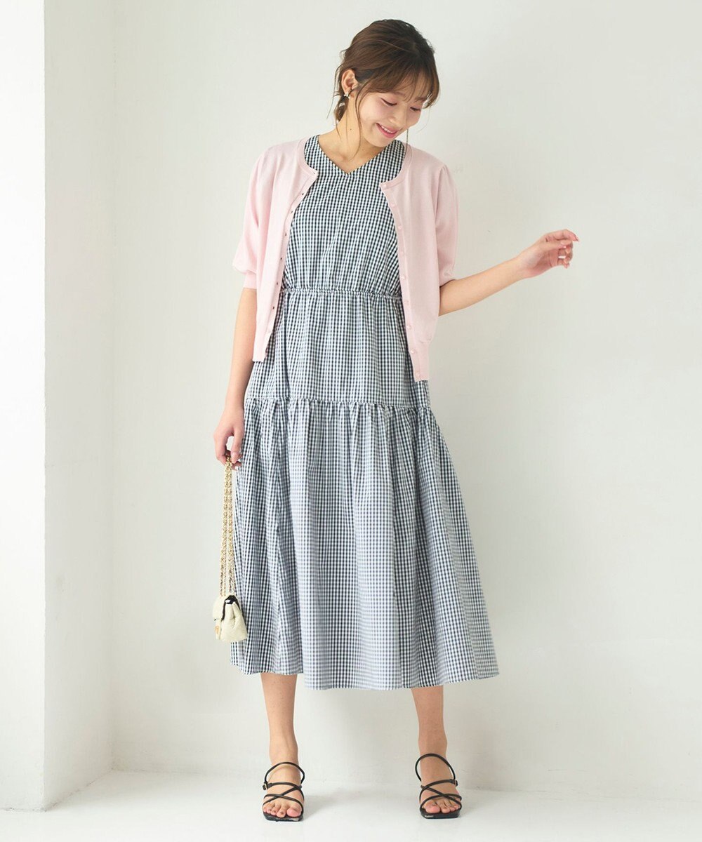 Feroux 【洗える】ドロストデザイン ワンピース 