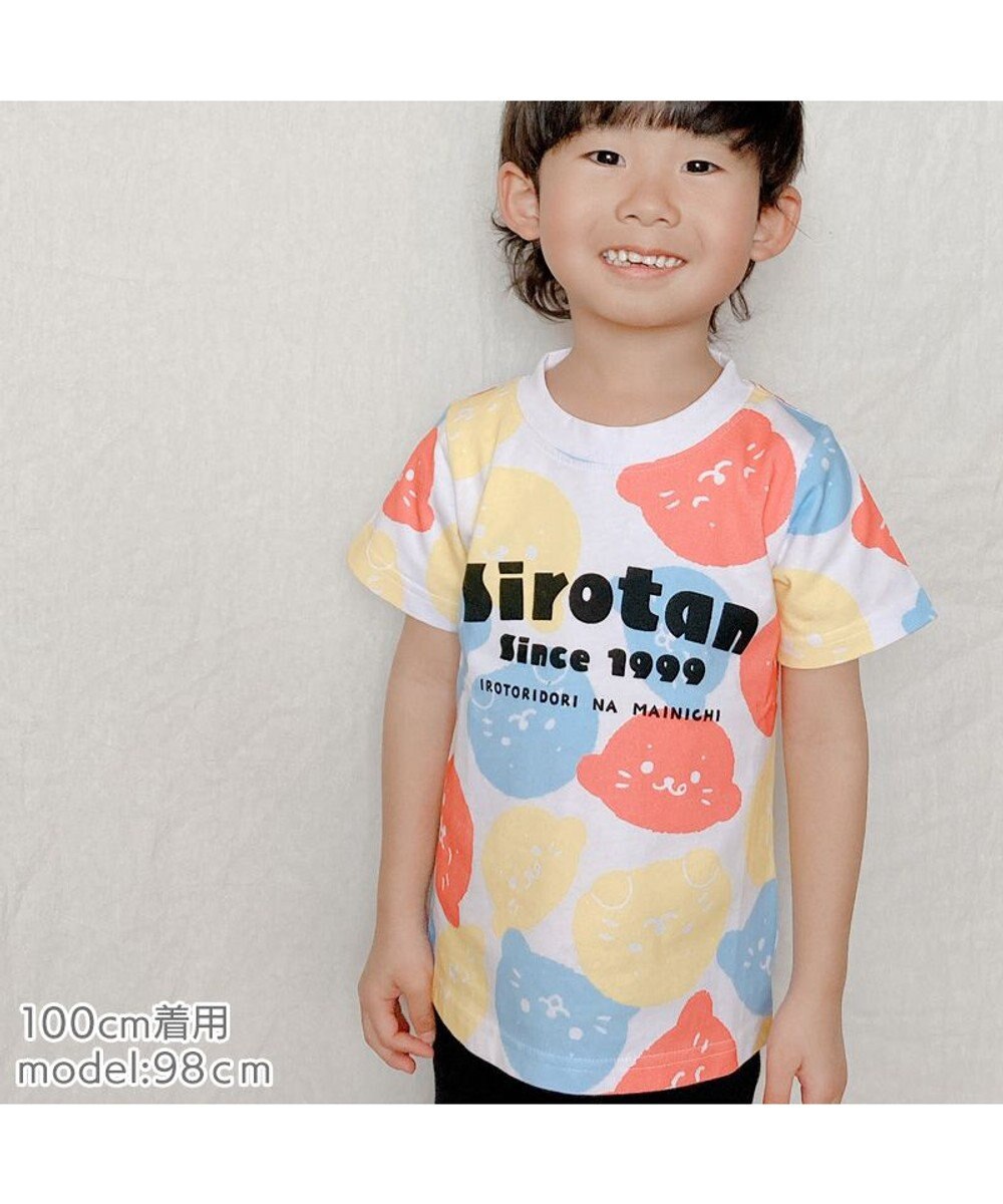 Mother garden しろたん キッズ 半袖 Ｔシャツ 《総柄》 