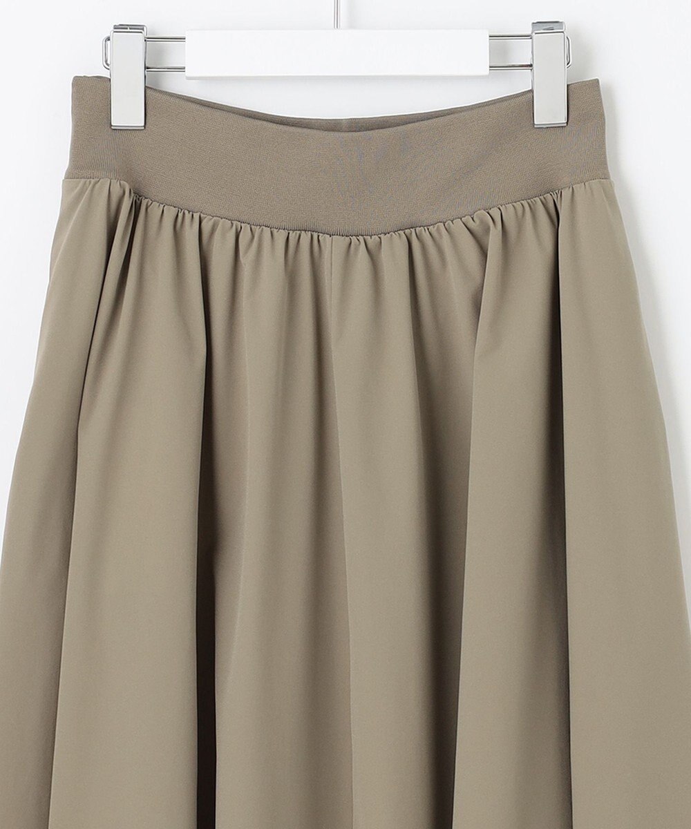 UNFILO 【撥水/ストレッチ/軽量】マジカル機能 ギャザースカート 