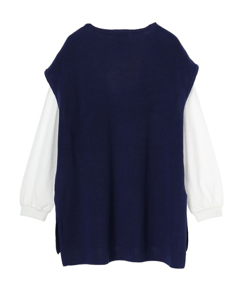 CRAFT STANDARD BOUTIQUE 【２点セット】片畦ニットベスト＋ロンＴＥＥ 