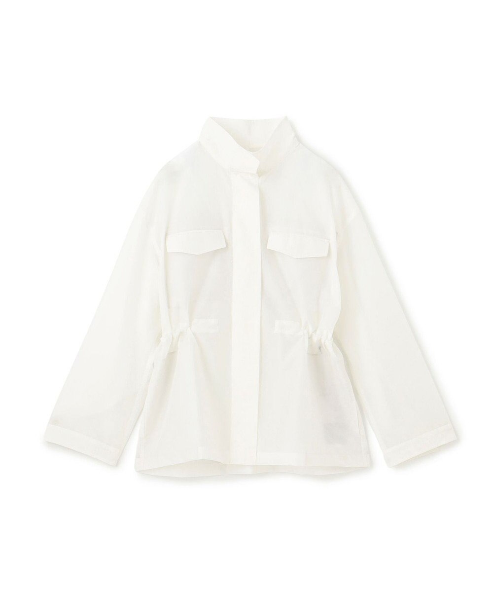 uncrave シアーオーガンジー ミリタリーブルゾン 