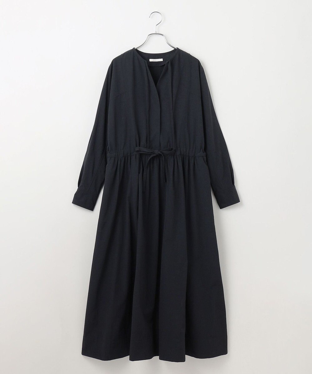#Newans 【撥水加工/洗濯機可能】ドルマンスリーブドロストワンピース 