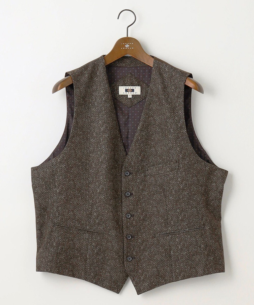 JOSEPH ABBOUD 【キングサイズ・ストレッチt】フランネルジャージ ベスト 
