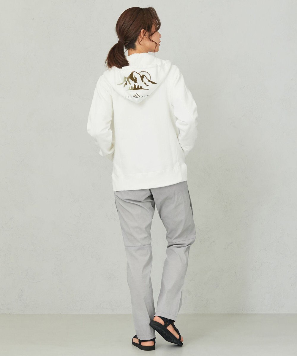 JOSEPH ABBOUD MOUNTAIN 【UNISEX】OGパイルエンブロイダイリー パーカー 