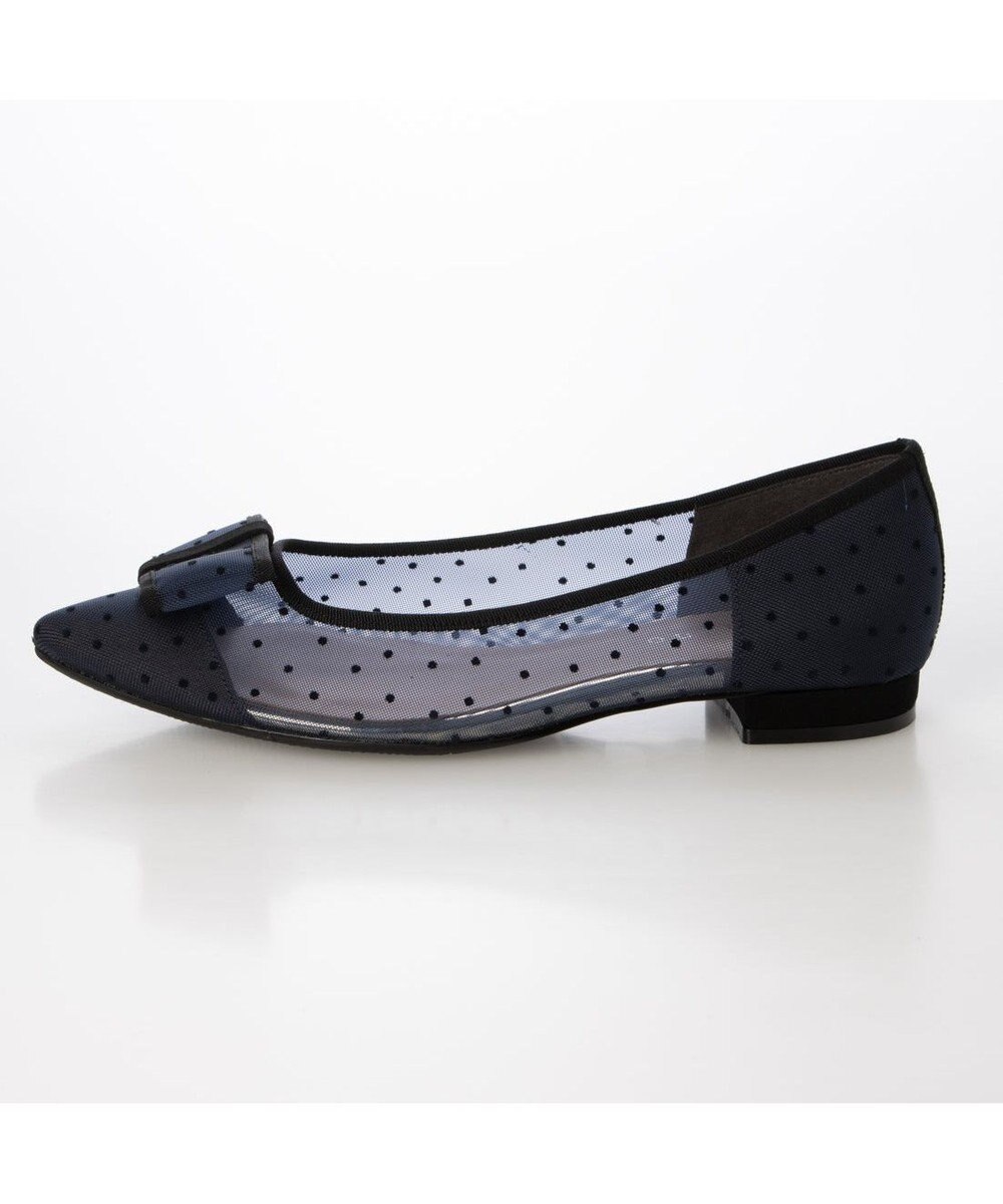 MODE ET JACOMO <carino>ドットチュールパンプス 
